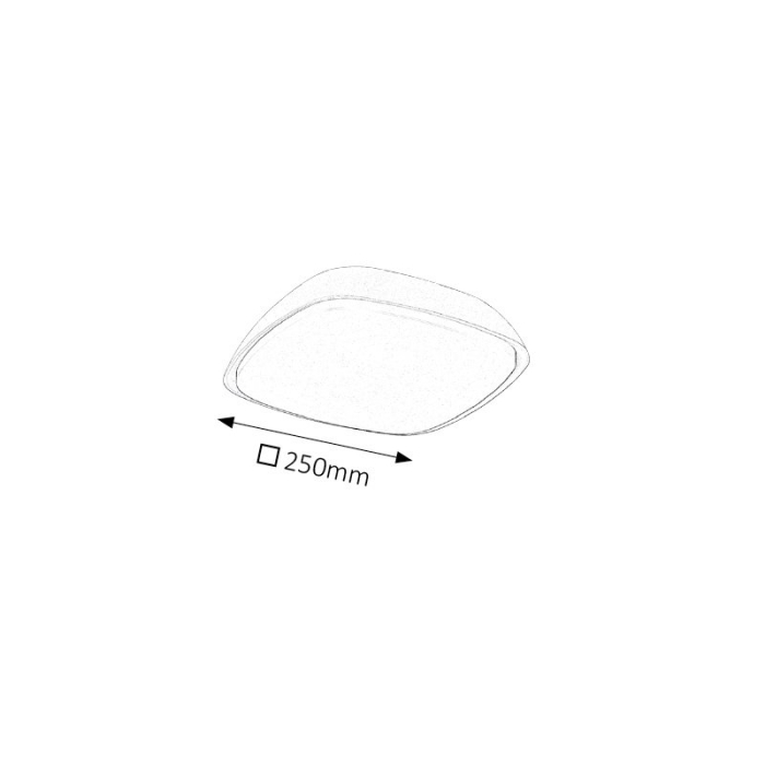 PLAFONIERA AUSTIN 8796 DE EXTERIOR LED GRI LED 20W 5X25X25CM [3]