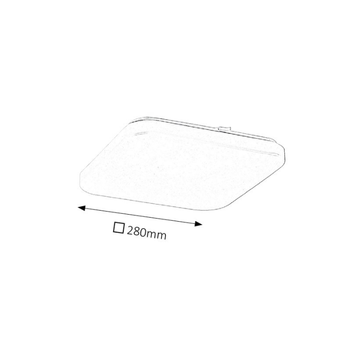 PLAFONIERA ROB 2286 ALB ALB LED 20W [2]