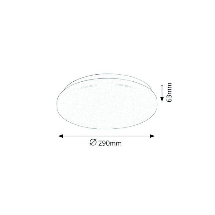 PLAFONIERA ROB 3338 ALB ALB LED 20W [2]