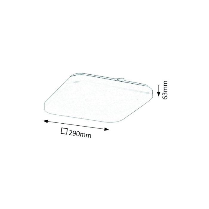 PLAFONIERA  ROB 3340 ALB ALB LED 20W [2]