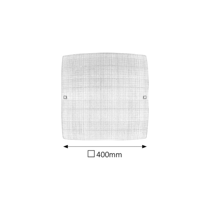 PLAFONIERA RABALUX SCOTTIE 3889  ALB E27 2X60W 400X400MM [2]
