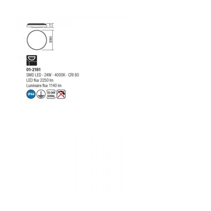 Plafoniera Redo Amon 01-2181 [2]