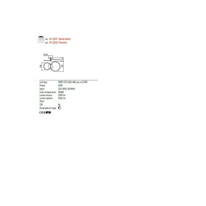 PLAFONIERA REDO SPELL 01-2221 [2]