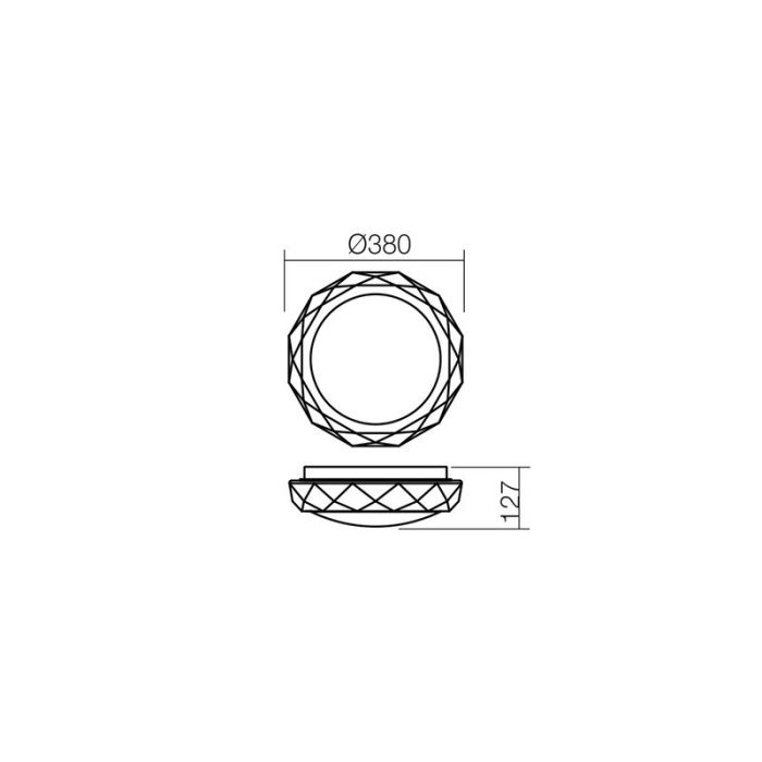 PLAFONIERA RIBA 01-1241 3x42W E27 ALB IP44 [2]