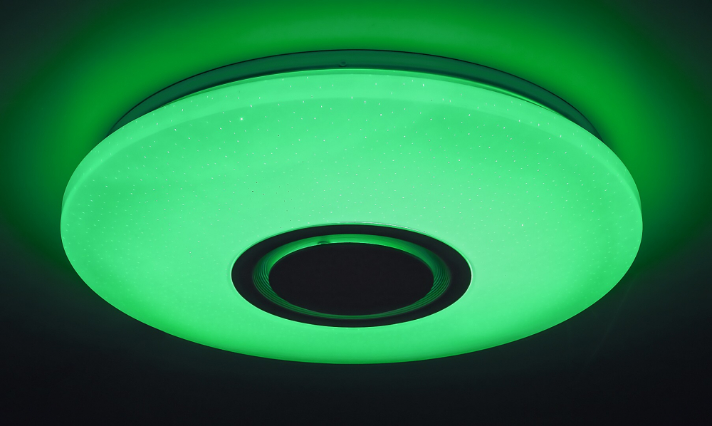 Plafoniera led conectare wi-fi muzica, reglare culori cu telecomanda, conectare telefon [8]