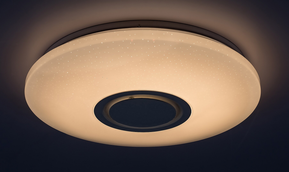 Plafoniera led conectare wi-fi muzica, reglare culori cu telecomanda, conectare telefon [6]