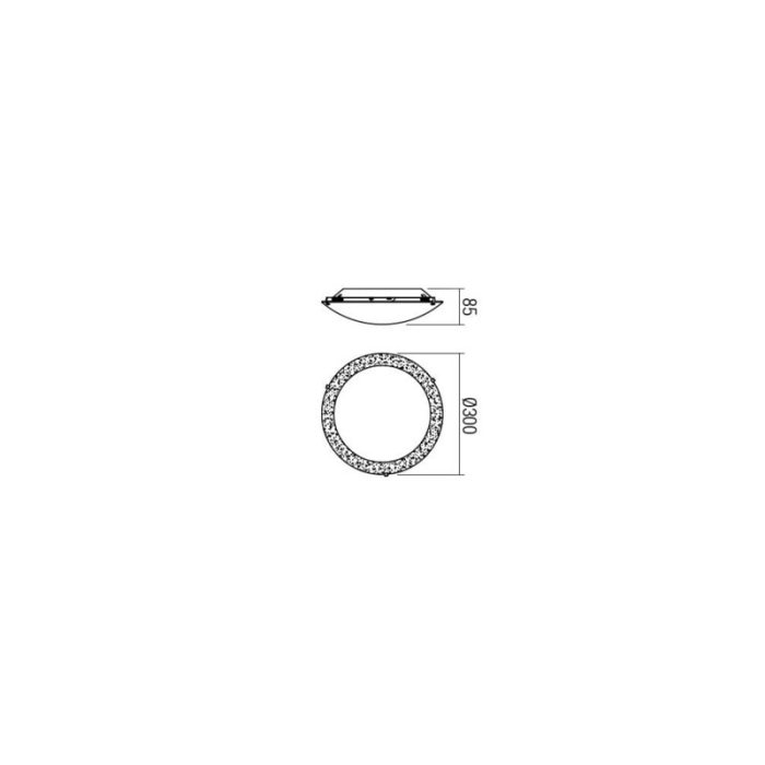 PLAFONIERA ARTEMIS 05-865 LED 12W 4000K ARGINTIU [2]