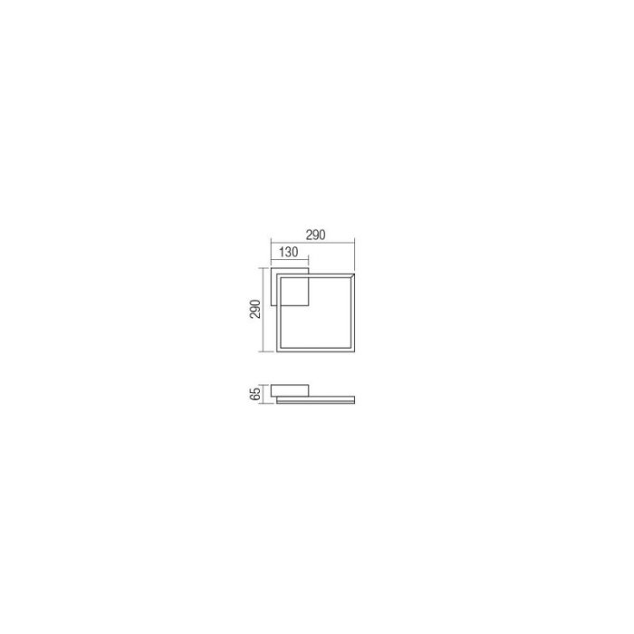 PLAFONIERA  KLEE 01-1637 LED 21W 3000K [2]