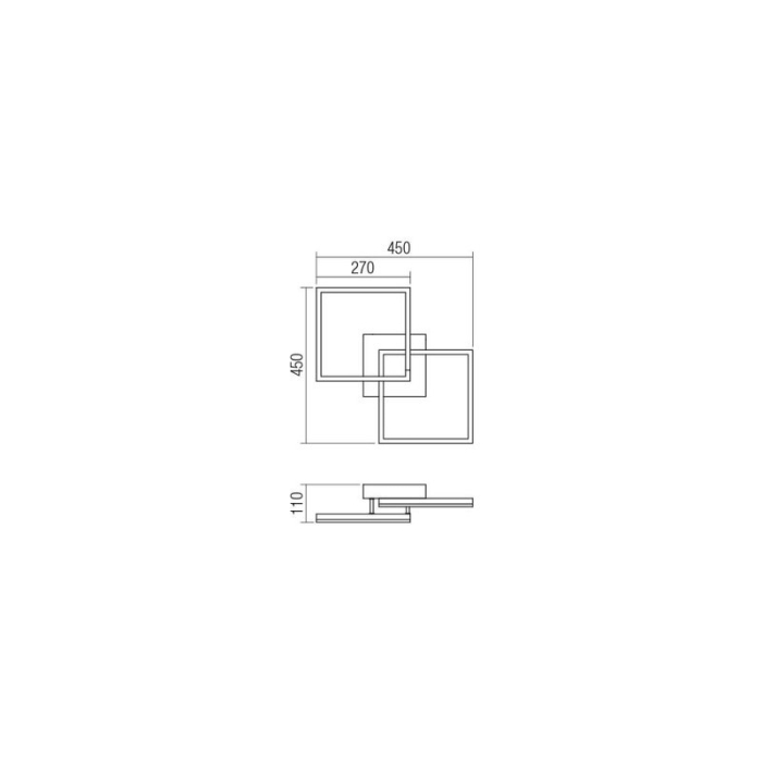 PLAFONIERA  KLEE 01-1640 LED 36W 3000K [2]
