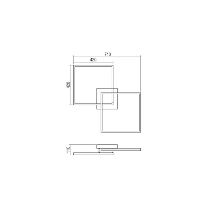 PLAFONIERA KLEE  LED 54W 3000K [2]