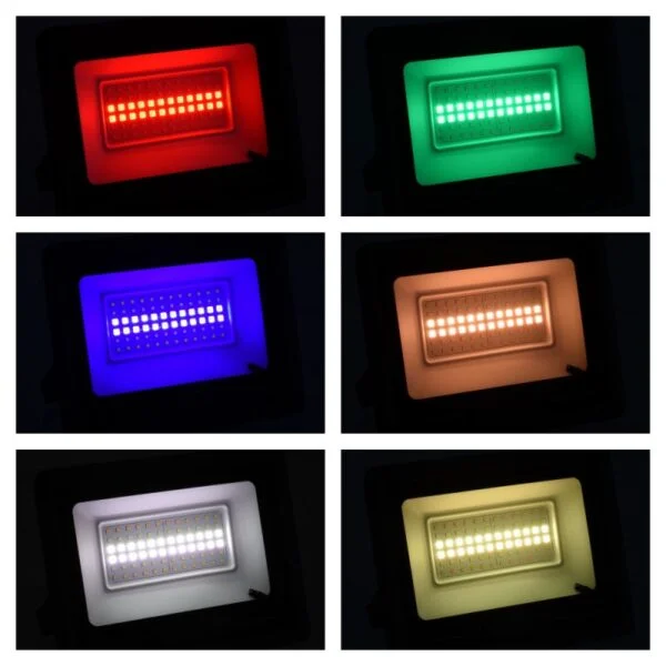 PROIECTOR LED 30W SMD RGB DIM+ IP65 NEGRU [2]