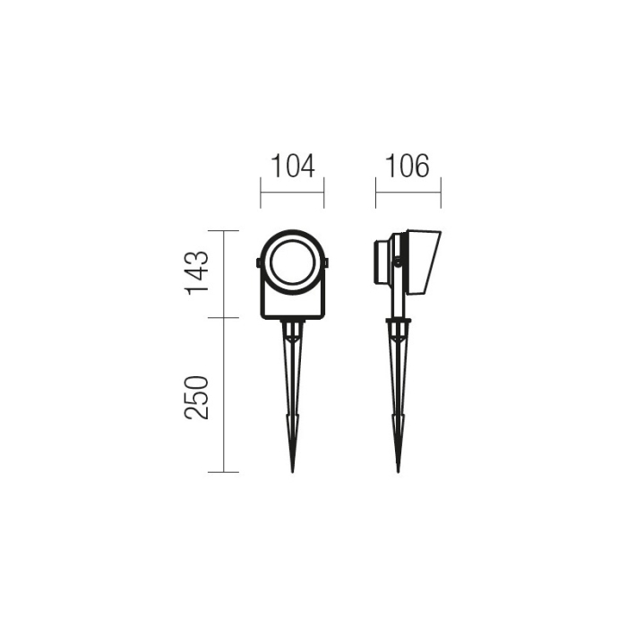 PROIECTOR LED REDO SHIRO 9146 9W LN DG IP65 [2]