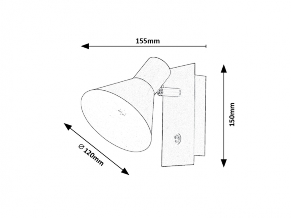 SPOT ALVARO 1X42W E14 [2]