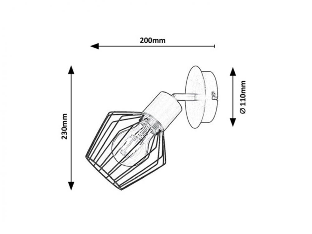 SPOT BELANO 1X40W E27 [2]