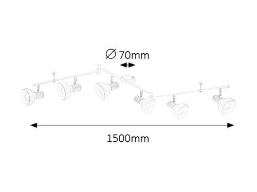 SPOT HOLLY 6X40W E14 [2]