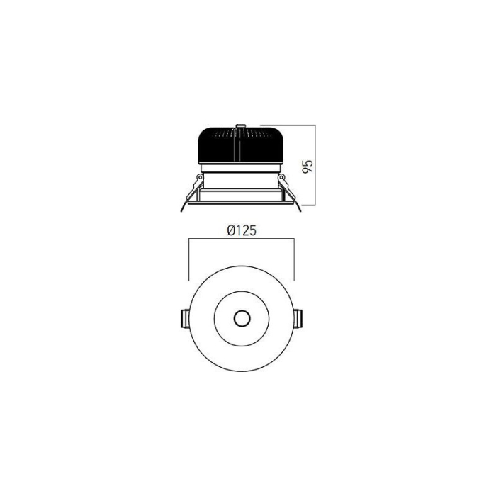 SPOT LED INCASTRAT XCAM 1X15W 4000K ALU IP40 CA02NW40 AL ARELUX [3]