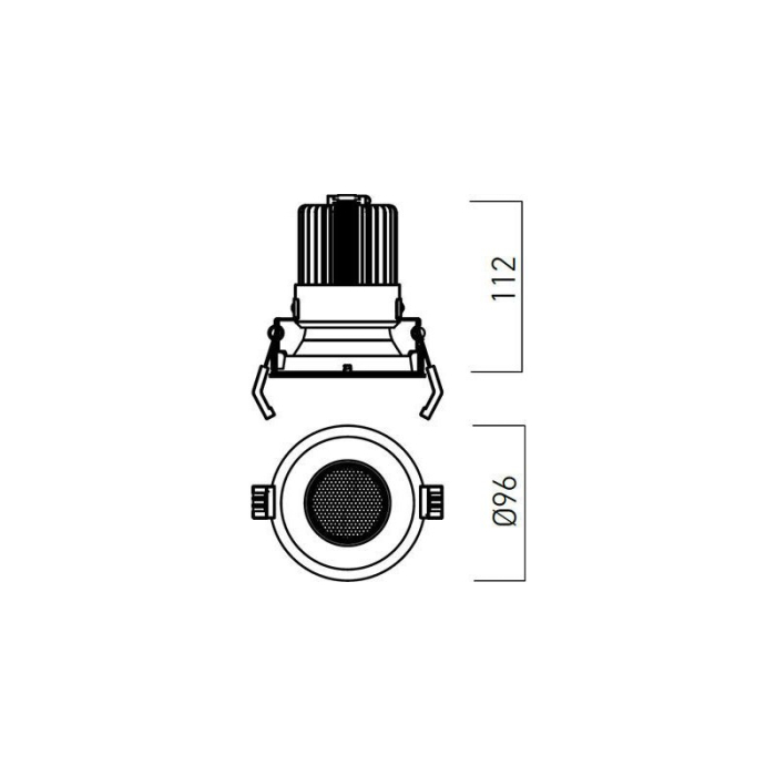 SPOT LED XTHEMA 12.7W 350MA 4000K IP20 ALB MAT ARELUX [3]
