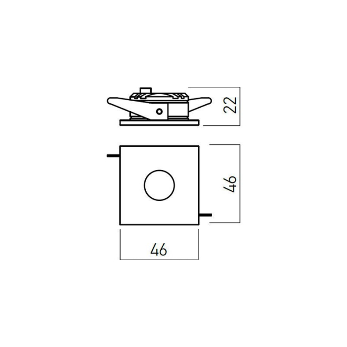 SPOT LED XTWIST ST 1X3W 3000K ALUMINIU PERLAT IP40 PATRAT TW02WW40 ALUMINIU PERLAT ARELUX [3]