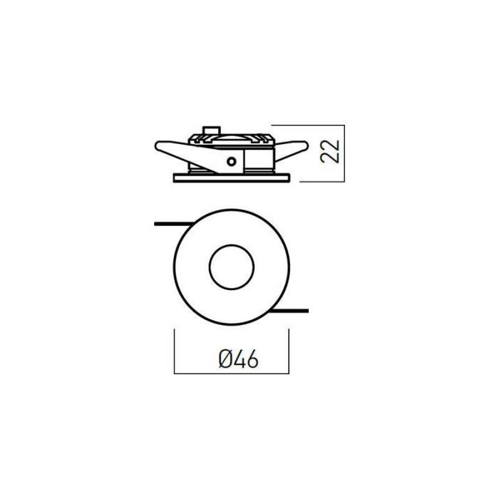 SPOT LED XTWIST ST 1X3W 4000K ALB MAT IP40 TW01NW40 ALB MAT ARELUX