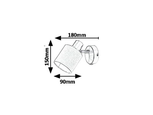 SPOT NATINA 1X25W E14 [2]