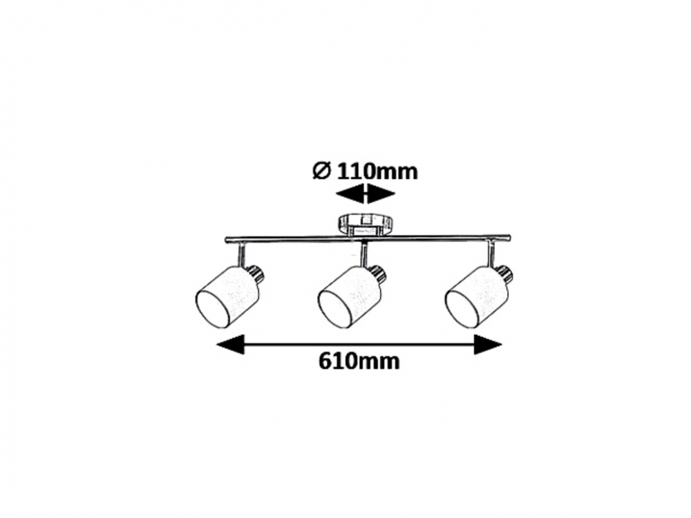 SPOT NATINA 3X25W E14 [2]
