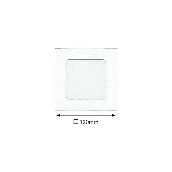 PLAFONIERA  LOIS 5577 INCASTRATE - TAVAN ALB MAT LED 6W [2]