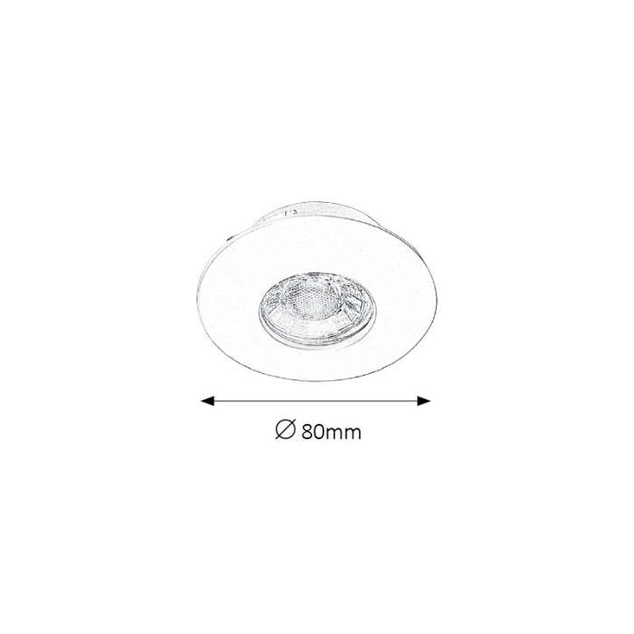 SPOT RANDY 1078 ALB LED 4W [2]