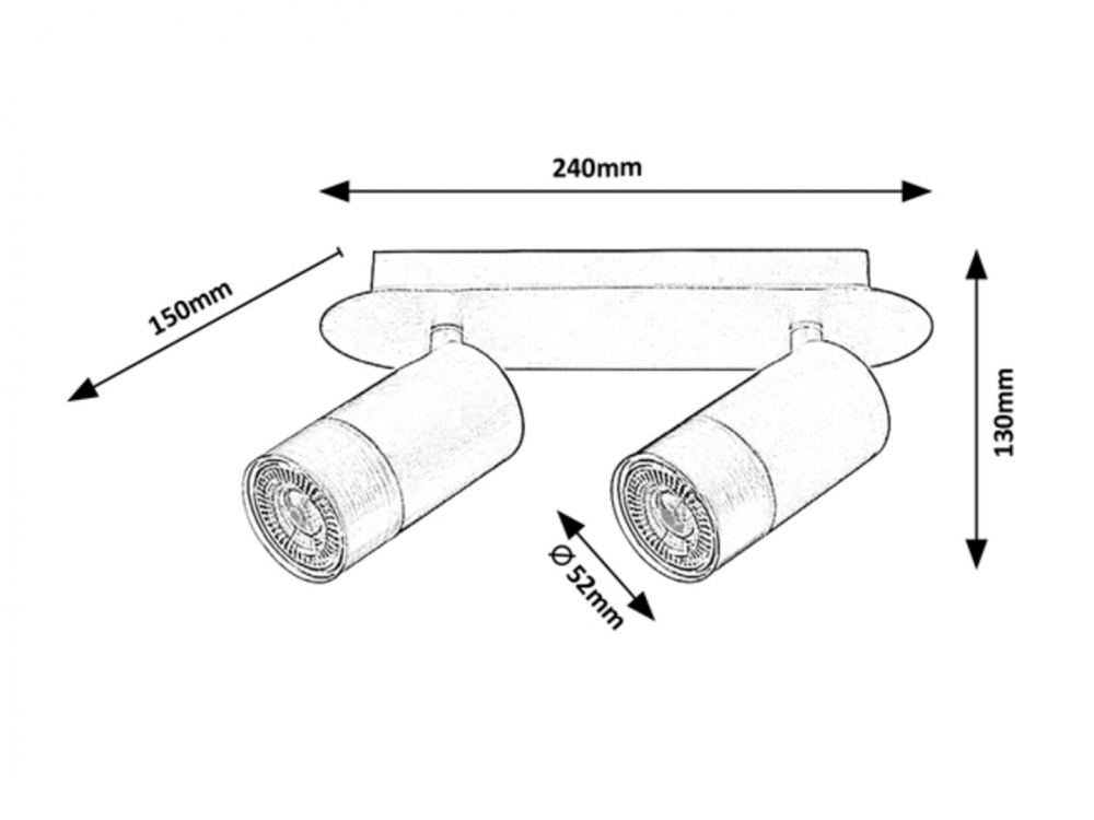 SPOT ZIRCON 2X5W GU10 [2]