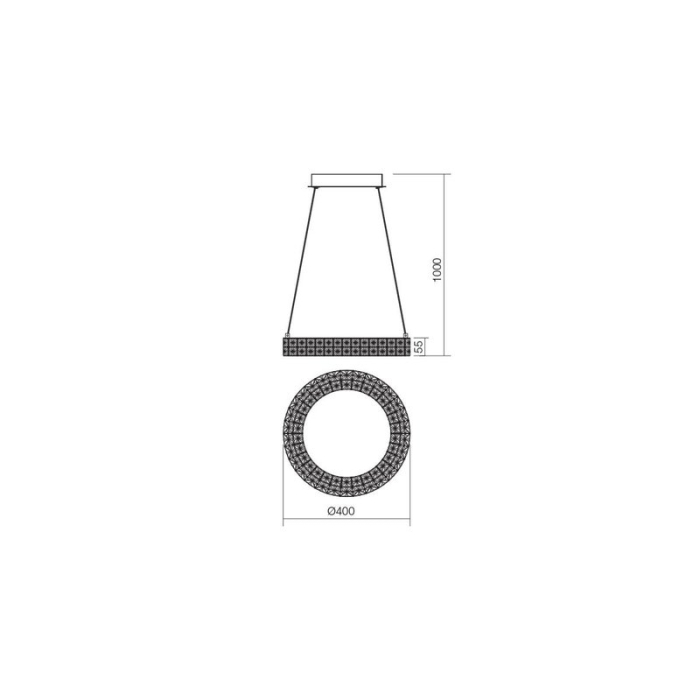 SUSPENSIE LED METIS 01-1389 24W LUMINA NATURALA [2]