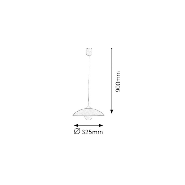 SUSPENSIE RABALUX CUPOLA RANGE1408 CU 1 BRAT GRI GRI [2]