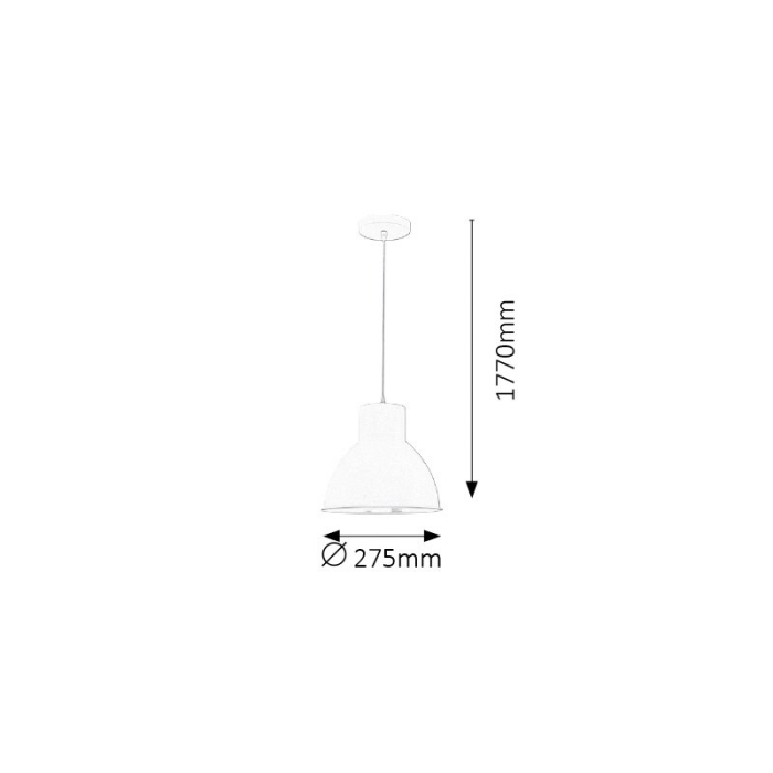SUSPENSIE DEREK 2579 CU 1 BRAT ARGINTIU E27 1XX60W [2]