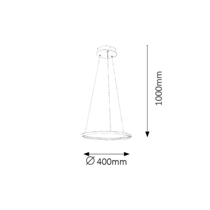 SUSPENSIE RABALUX DONATELLA 2543 LED ALB ALB LED 21W [2]
