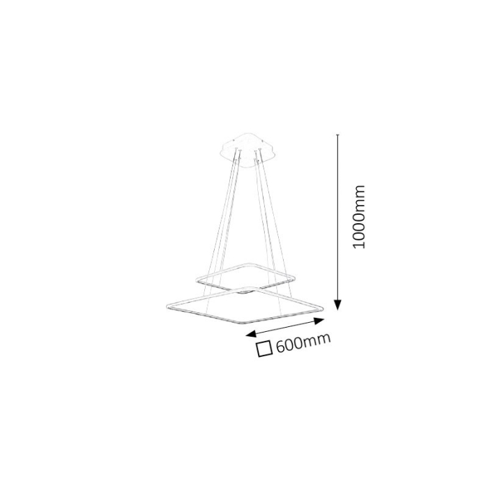SUSPENSIE RABALUX DONATELLA 2546 LED ALB ALB LED 65W [2]