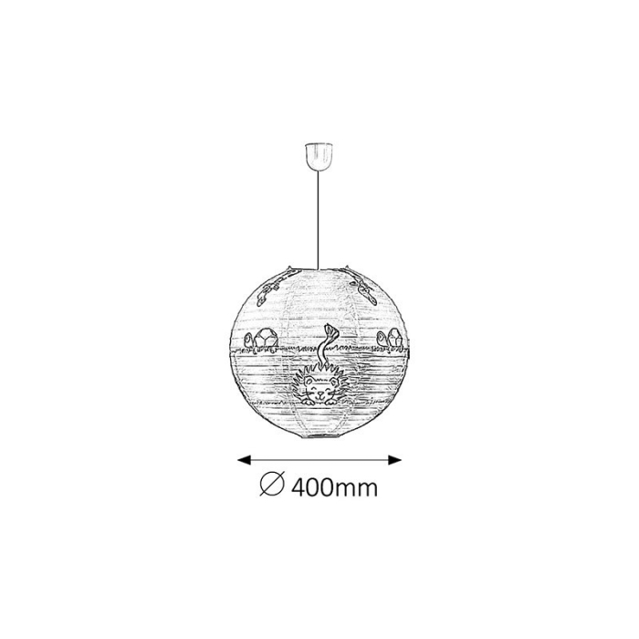 SUSPENSIE LEON 4633 PENTRU COPII MULTICOLOR GALBEN - 40X40CM [2]