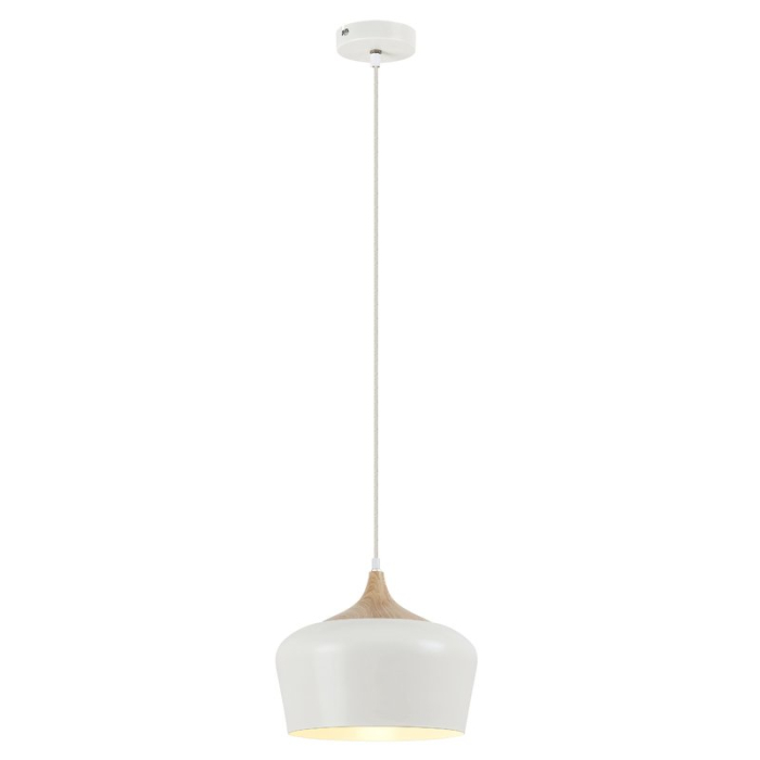 SUSPENSIE  SADIE 2563 CU 1 BRAT ALB ALB E27 1X60W 130X30X30CM [2]