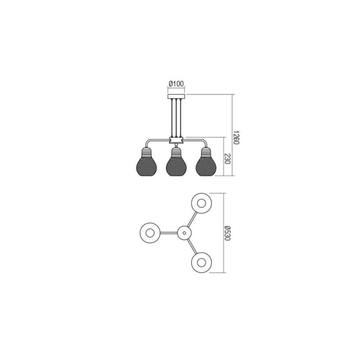 SUSPENSIE SMARTER EDISON 01-1579 E27 3X42W [2]