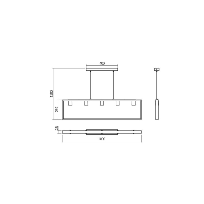 SUSPENSIE  TIMBER 01-1666 E27 5X42W [2]