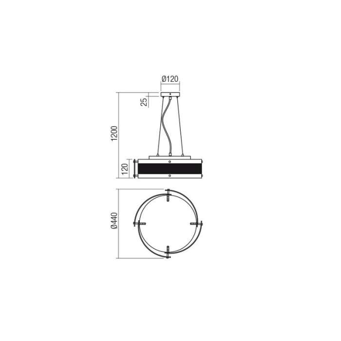 SUSPENSIE SMARTER ZELDA 01-1435 E27 3x42W [2]