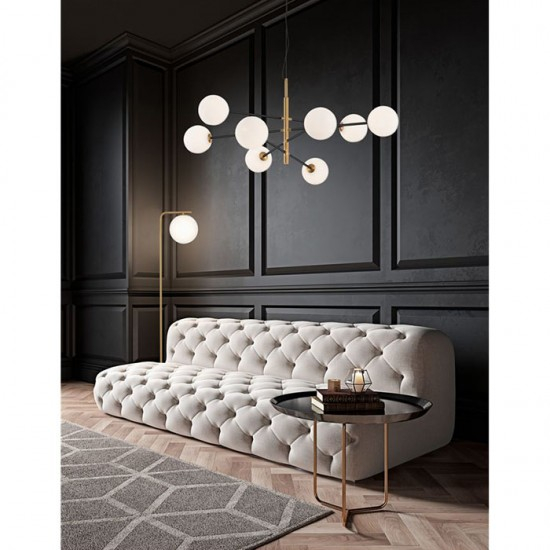 Suspensie Vitra, auriu, sticla, 8XG9, D.120 cm [2]