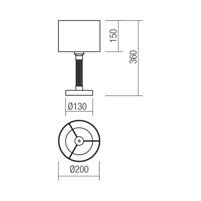 VEIOZA ASTRID 1X42W E27 ARGINTIU [2]
