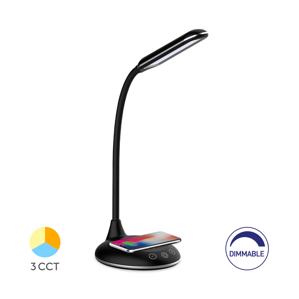 VEIOZA LED DE BIROU LB146 3in1 NEGRU INCARCATOR TLF [2]