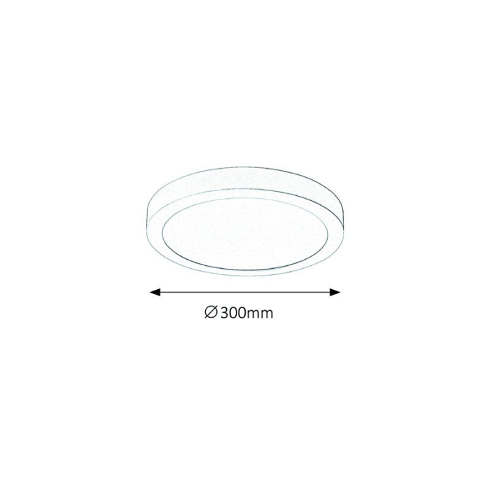 PLAFONIERA RABALUX LOIS 2657 CU LED ALB MAT LED 24W [2]