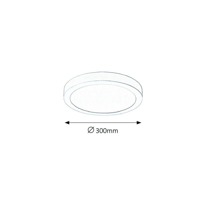 PLAFONIERA LOIS 2661 CU LED LED 24W [2]