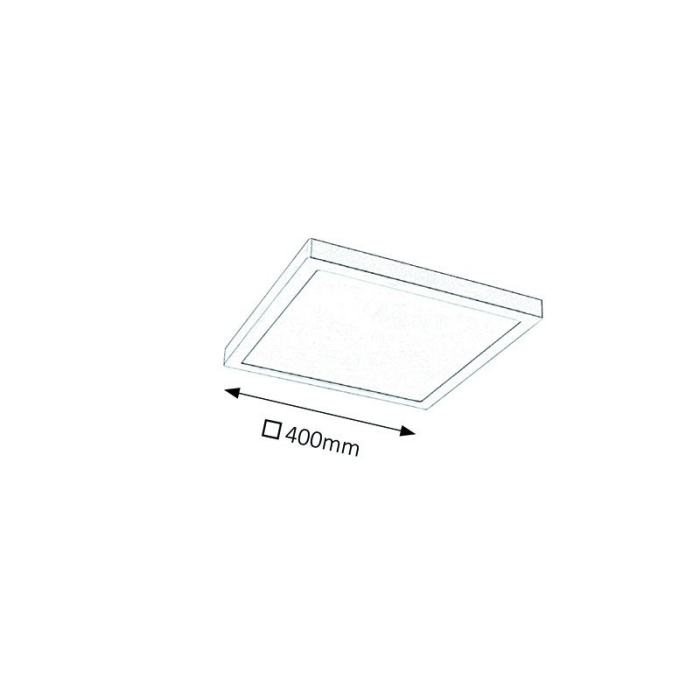 PLAFONIERA LED LOIS ALB MAT LED 36W [2]