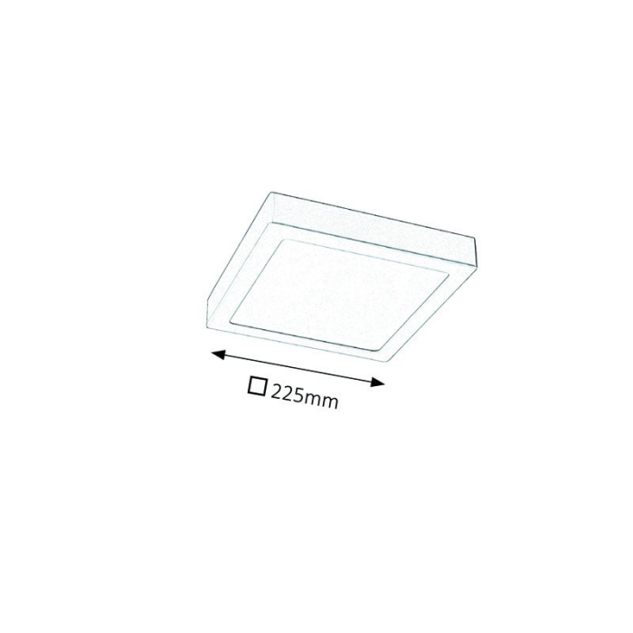 PLAFONIERA LOIS 2668 CU LED LED 18W [2]