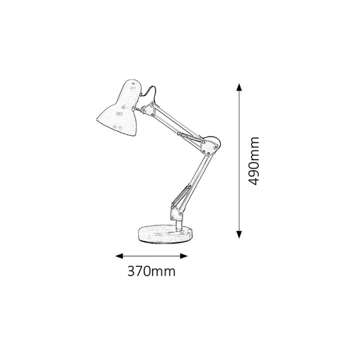 VEIOZA SAMSON 4213 ARGINTIU E27 1X60W 370X490MM [2]