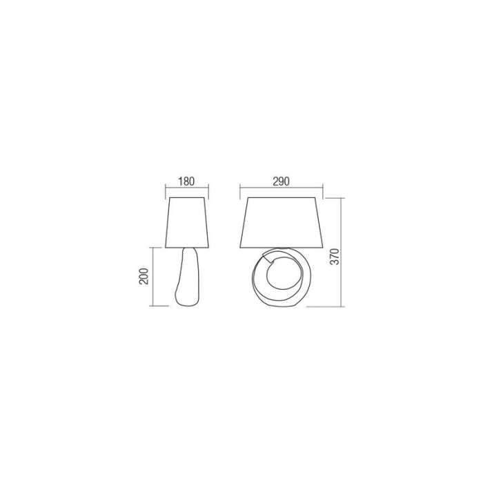VEIOZA  LUA 01-1837 E27 1X42W [2]