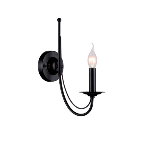 ■ ILUMINAT DE INTERIOR - APLICA ANGELA 1X40W NEGRU