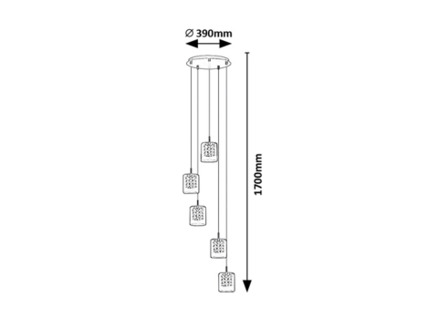 PENDUL CRISTAL DUCHESS 5X40W G9 [1]