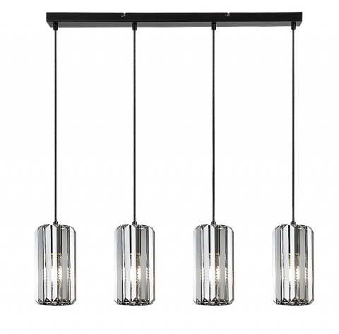CANDELABRE CRISTAL & PENDULE - PENDUL VENESS 4X40W E27